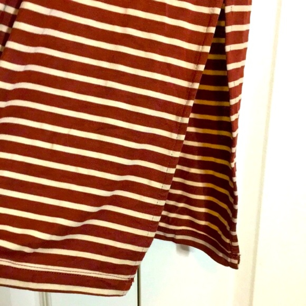 Boatneck Striped Midi Dress - Size XXL - Picture 5 of 8